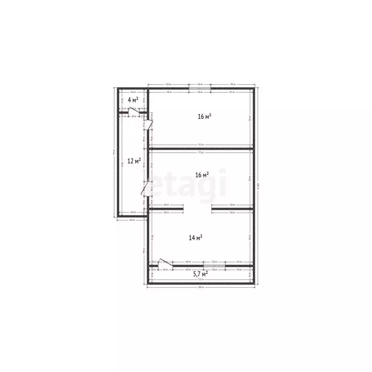 2-комнатная квартира: Махачкала, улица Азизова, 25Б (63 м) - Фото 1