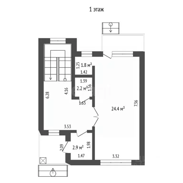 Таунхаус в Тюменская область, Тюменский муниципальный округ, д. ... - Фото 2