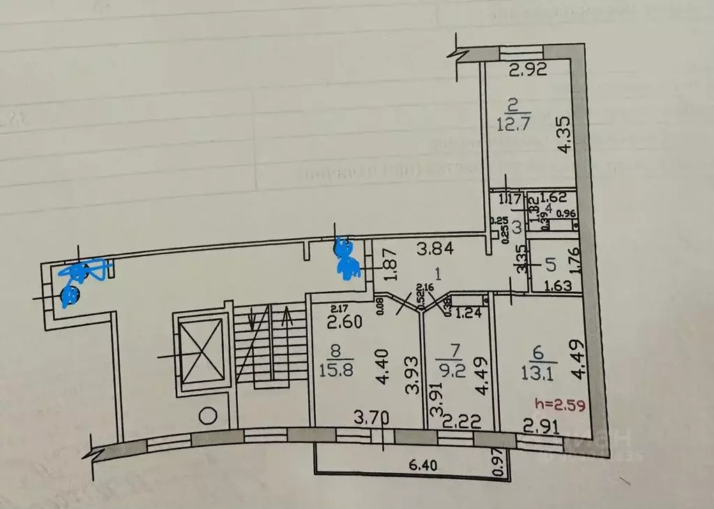 3-к кв. Иркутская область, Иркутск ул. Бородина, 11/3 (73.3 м) - Фото 1