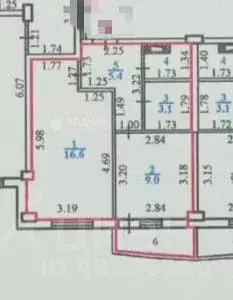 1-к кв. Чувашия, Чебоксары ул. Николая Рождественского, 6 (36.0 м) - Фото 1