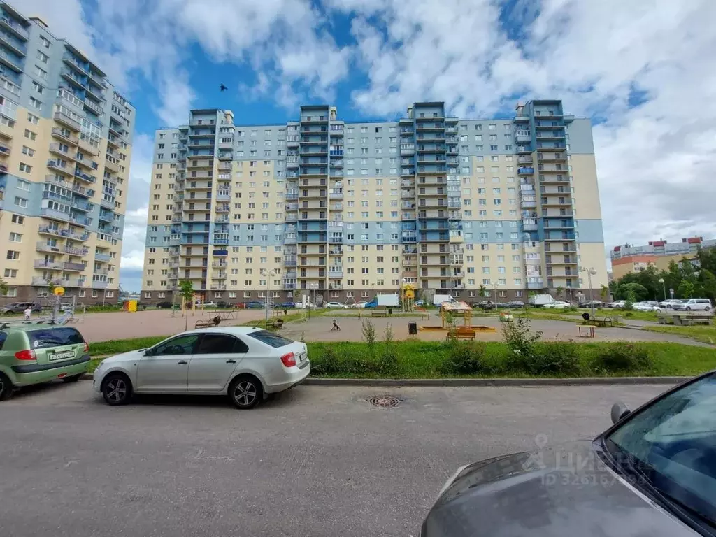 1-к кв. Ленинградская область, Всеволожский район, пос. Бугры ул. ... - Фото 1