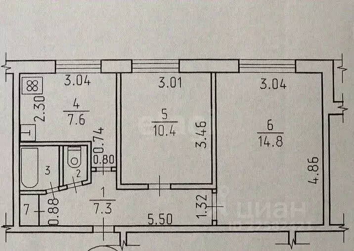 2-к кв. Удмуртия, Ижевск ул. Владимира Краева, 41 (43.5 м) - Фото 1