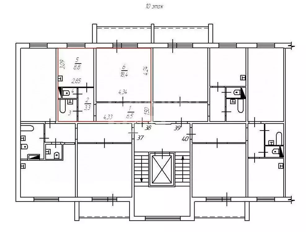 1-комнатная квартира: Челябинск, улица Крылова, 4 (40.5 м) - Фото 0