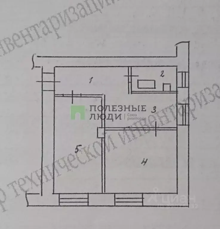 2-к кв. Иркутская область, Усолье-Сибирское ул. Суворова, 6 (42.8 м) - Фото 2