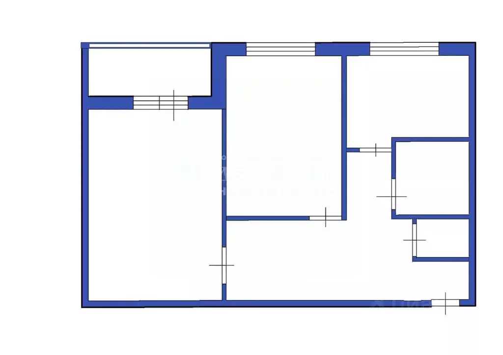 2-к кв. Кемеровская область, Промышленная пгт ул. Чапаева, 6 (50.1 м) - Фото 1