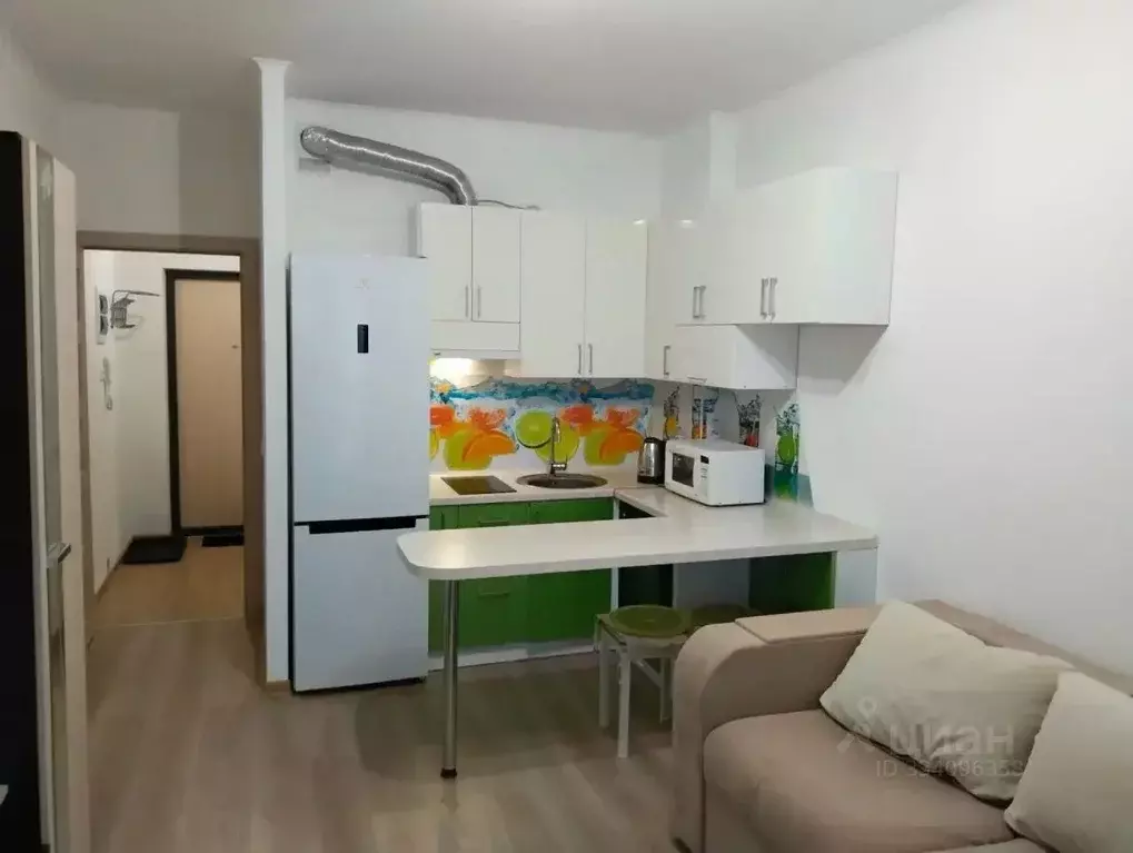 Студия Санкт-Петербург ул. Адмирала Черокова, 22 (23.8 м) - Фото 1
