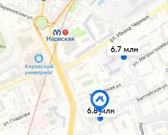 1-к кв. Санкт-Петербург Балтийская ул., 2/14 (30.7 м) - Фото 1