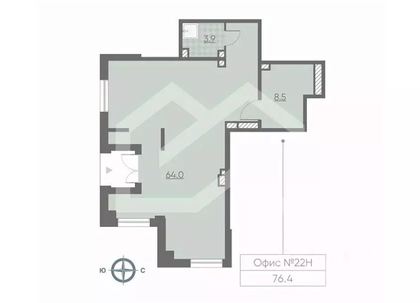 Помещение свободного назначения в Москва ул. Красного Маяка, 26А (76 ... - Фото 2