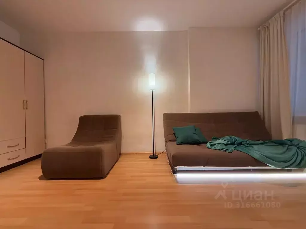 1-к кв. Свердловская область, Екатеринбург ул. Циолковского, 57 (42.0 ... - Фото 2