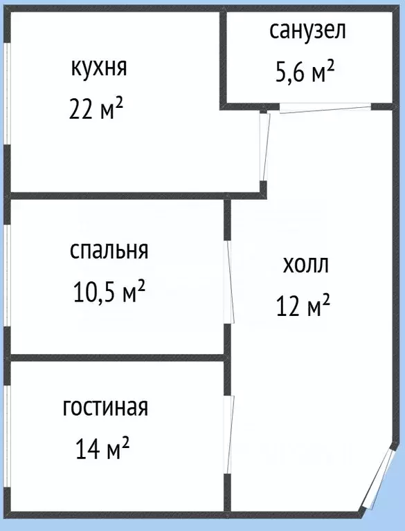 2-к кв. Дагестан, Махачкала ш. Федеральное, 15Ак1 (65.0 м) - Фото 2