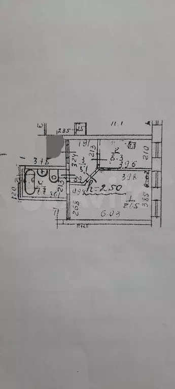 1-к. квартира, 42,6 м, 4/5 эт. - Фото 0