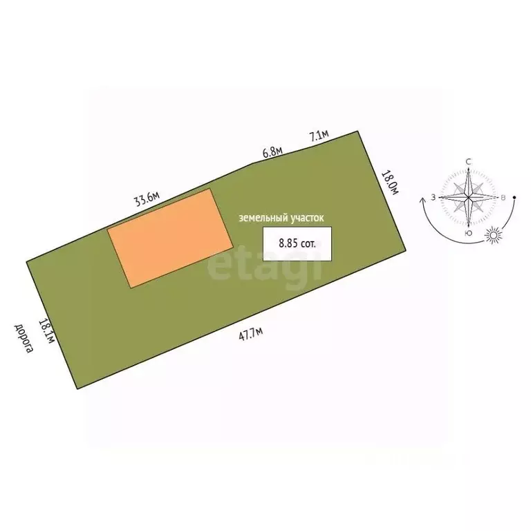 Дом в Ярославская область, Ярославль пер. 2-й Вокзальный, 5 (100 м) - Фото 1