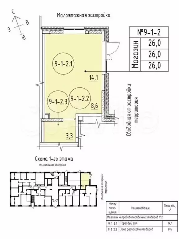 Продам помещение свободного назначения, 26 м - Фото 0
