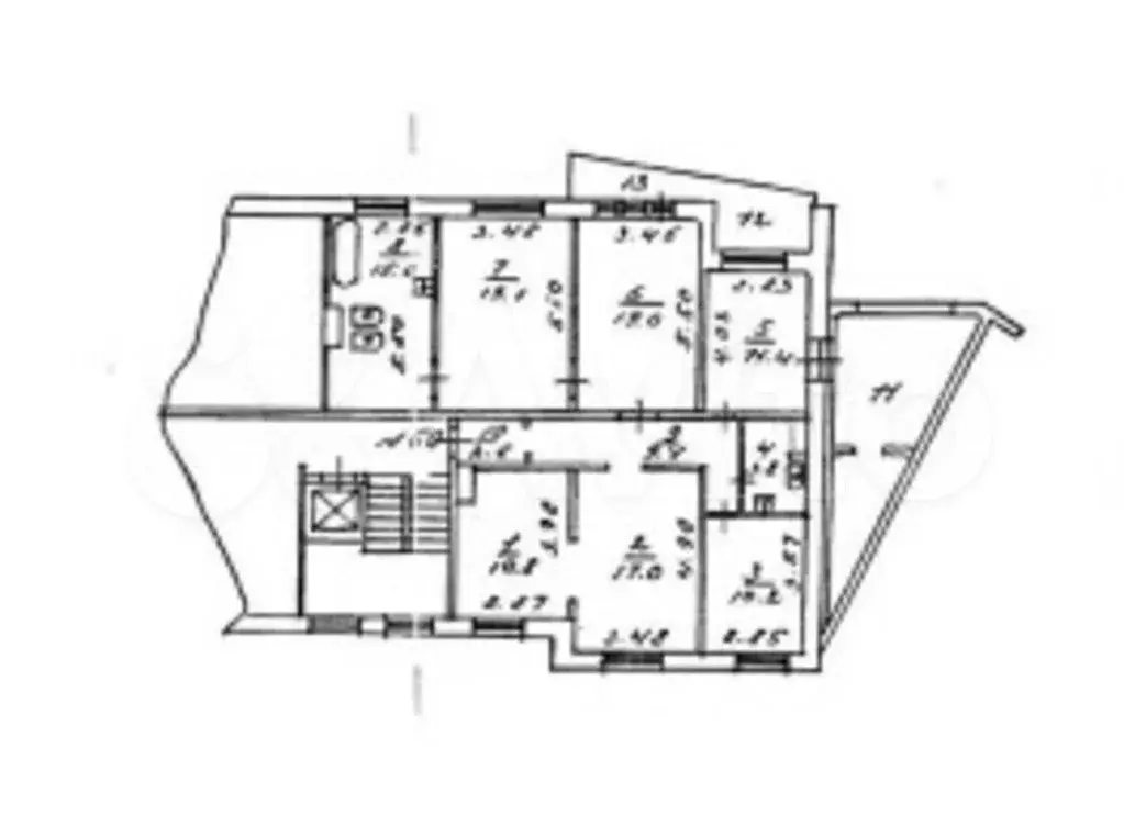 Аукцион: 5-к. квартира, 118,3 м, 6/9 эт. - Фото 0