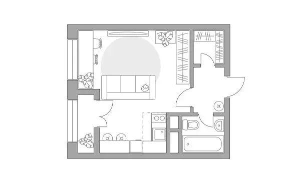 Квартира-студия: Балашиха, улица Яганова, 7 (32.02 м) - Фото 1