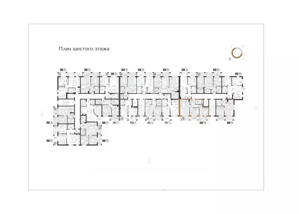 2-к кв. Калининградская область, Светлогорск Новая ул., 108-114 (73.5 ... - Фото 1