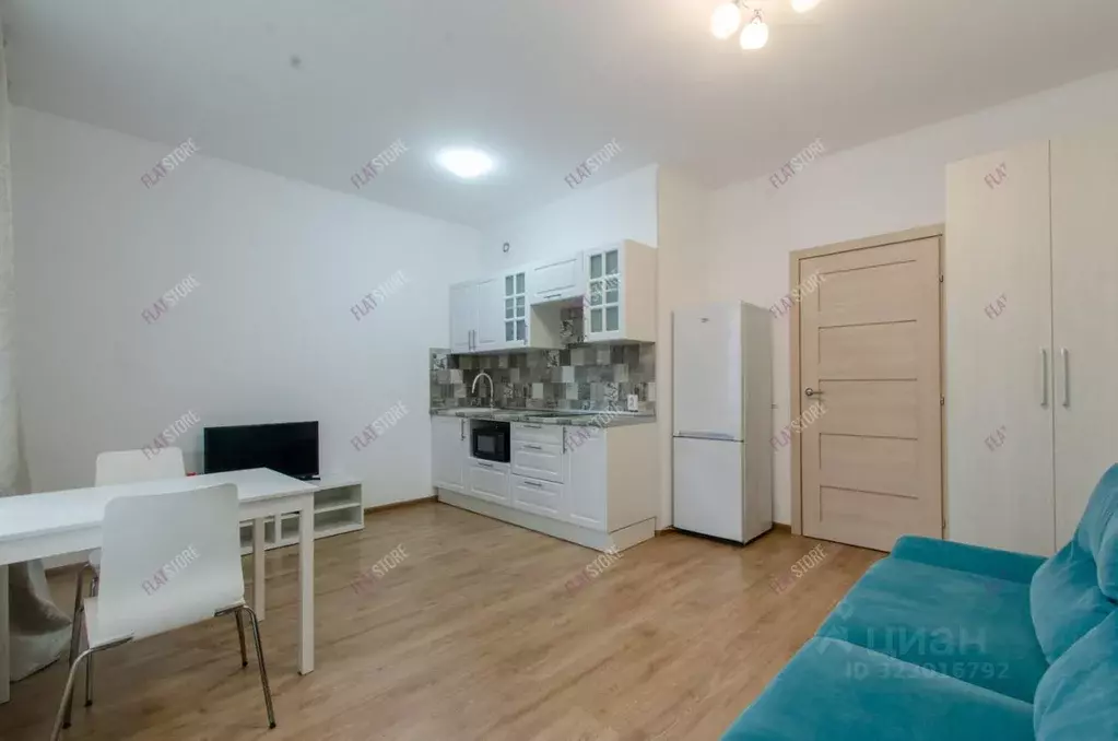 Студия Санкт-Петербург ул. Плесецкая, 16 (28.0 м) - Фото 1