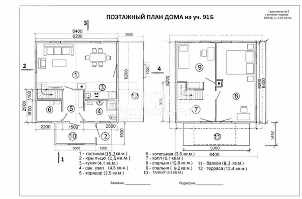 Дом в Запорожское сельское поселение, коттеджный посёлок Северный ... - Фото 1