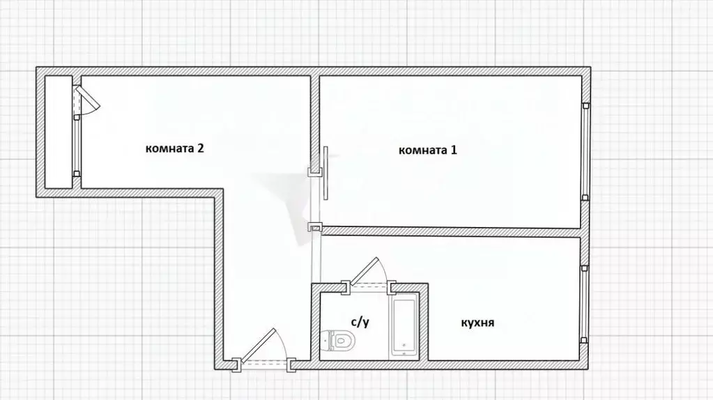 2-к кв. Приморский край, Фокино ул. Усатого, 27 (45.5 м) - Фото 1