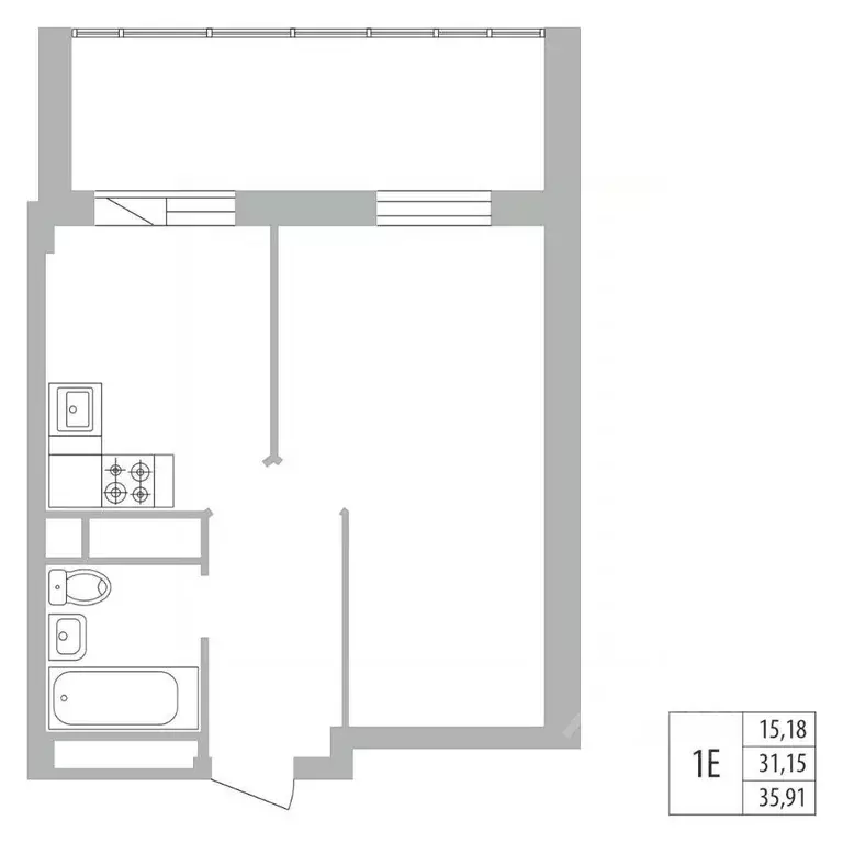 1-к кв. Татарстан, Набережные Челны ул. Раскольникова, 22 (35.9 м) - Фото 0