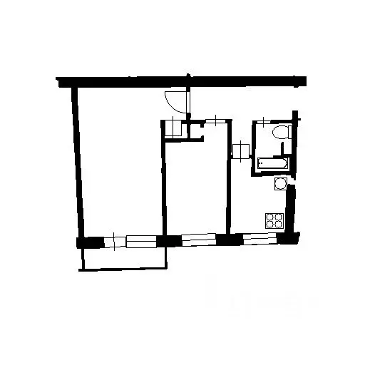 2-к кв. Московская область, Видное Советская ул., 2 (44.6 м) - Фото 2