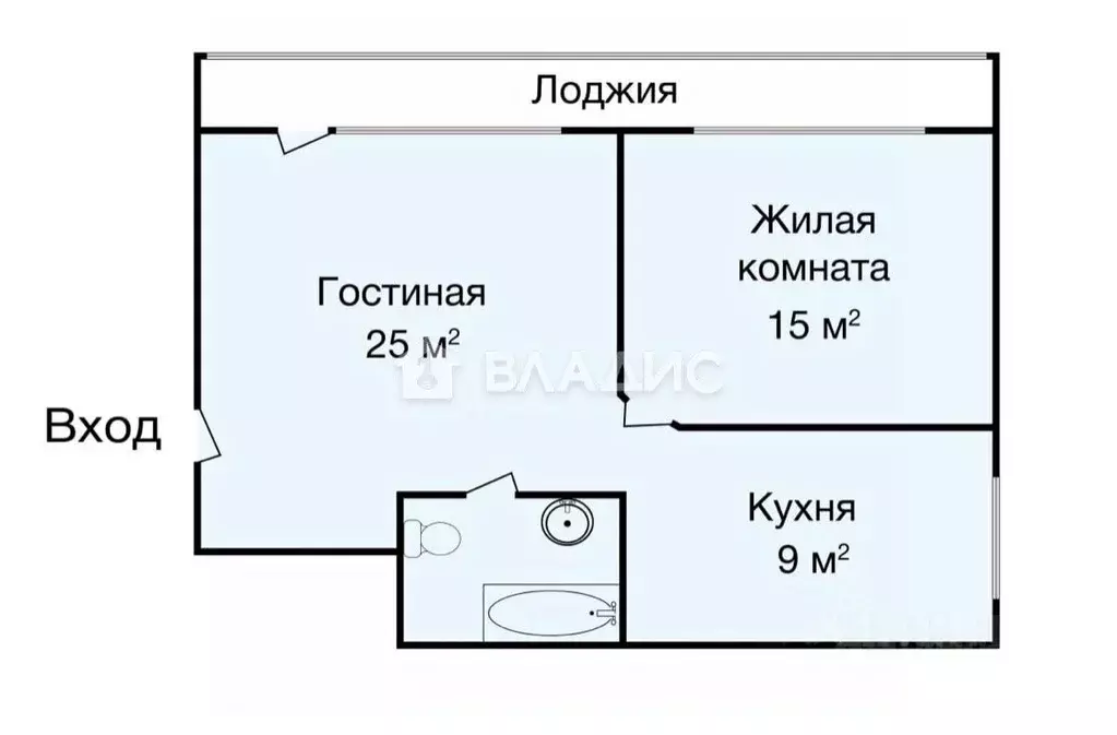 2-к кв. Москва Большая Бронная ул., 9/1 (65.0 м) - Фото 2