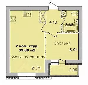 2-к кв. Новосибирская область, Новосибирск Дивногорский мкр, ул. ... - Фото 0