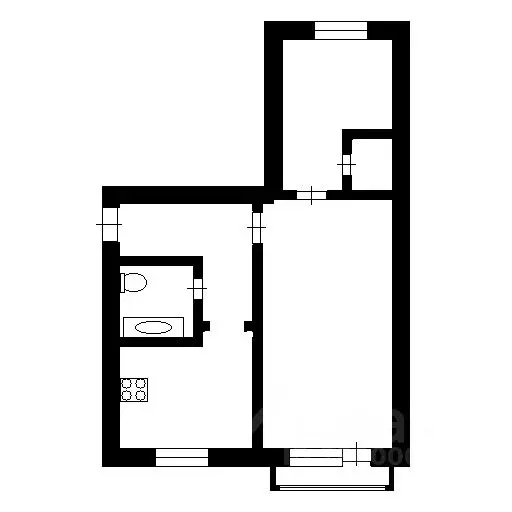 2-к кв. Свердловская область, Асбест ул. Мира, 6/1 (45.2 м) - Фото 2