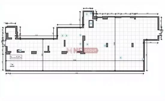 Торговая площадь в Москва Г мкр, Форивер жилой комплекс (405 м) - Фото 2