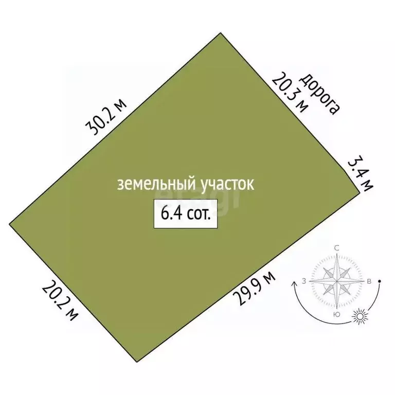 Участок в Крым, Судак муниципальный округ, с. Миндальное, Солнечная ... - Фото 1
