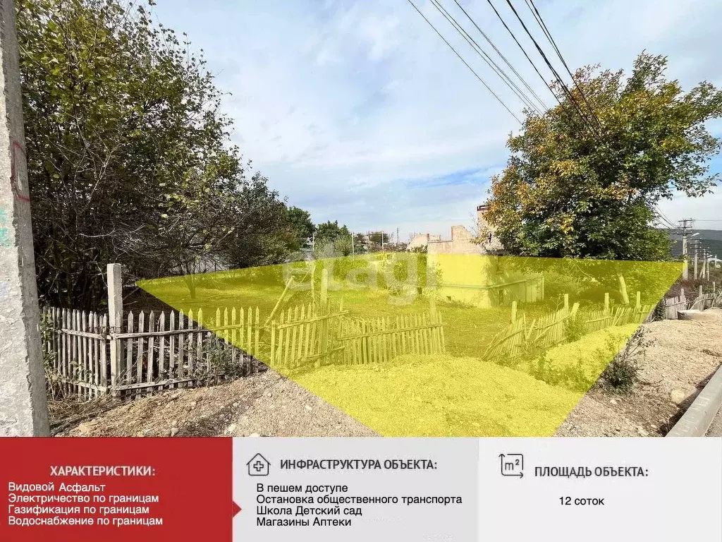 Участок в Крым, Симферопольский район, Добровское с/пос, с. Пионерское ... - Фото 1