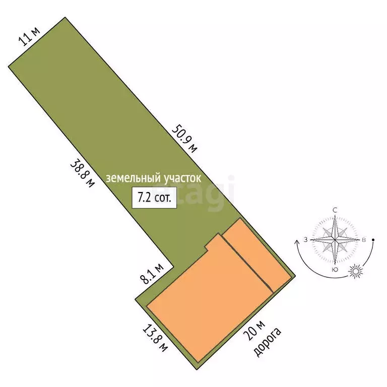 Дом в Ялуторовск, Красноармейская улица (164.2 м) - Фото 1
