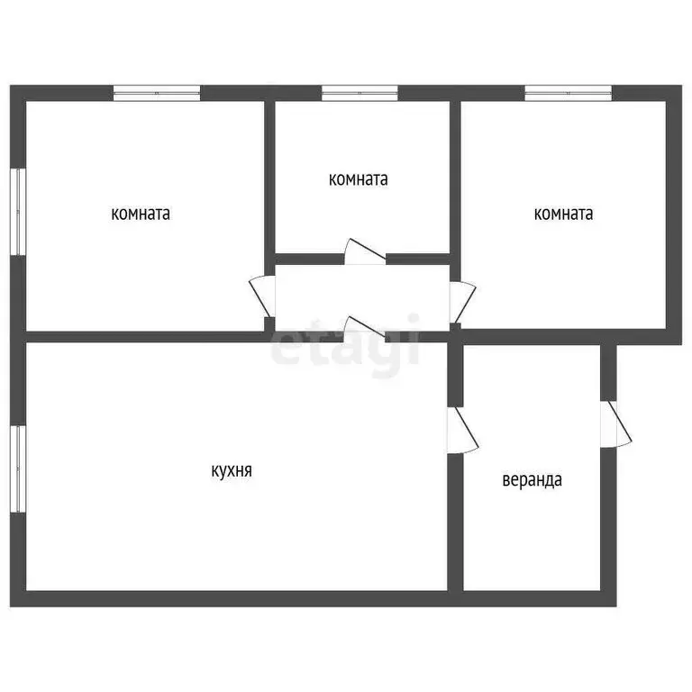 Дом в Троицк, улица имени М.М. Володарского (82.9 м) - Фото 1