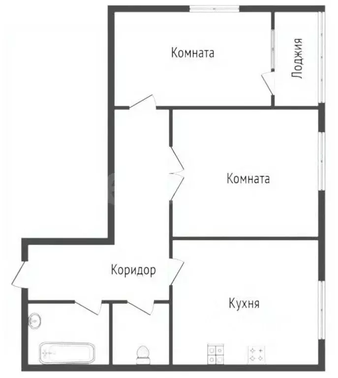 2-к кв. Ярославская область, Ярославль просп. Машиностроителей, 12 ... - Фото 1