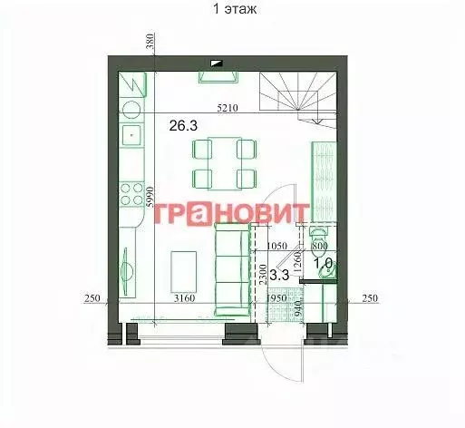 2-к кв. Новосибирская область, Новосибирский район, Мичуринский ... - Фото 1