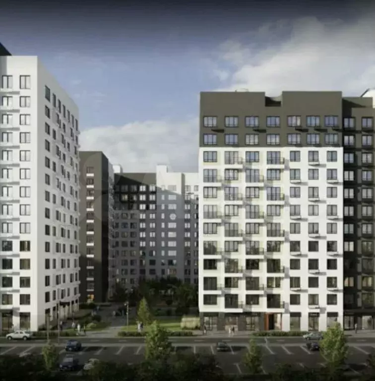 1-к. квартира, 30,7 м, 3/12 эт. - Фото 1