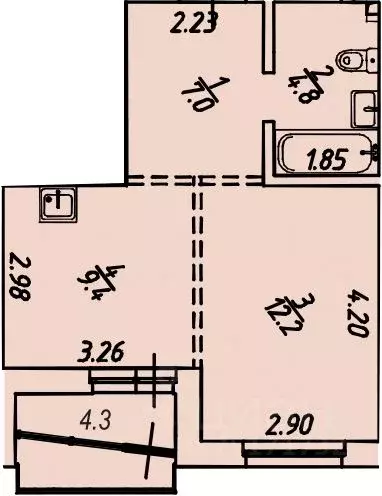 1-к кв. Иркутская область, Иркутский район, Маркова рп, Стрижи кв-л 15 ... - Фото 0