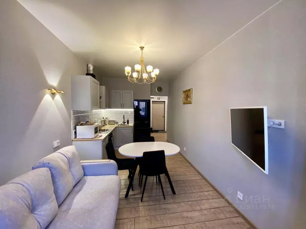 Квартира, 1 комната, 45.8 м - Фото 1