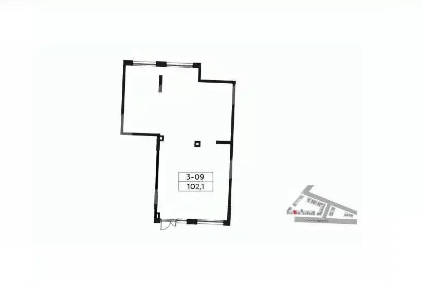 Помещение свободного назначения в Москва Родные кварталы жилой ... - Фото 2