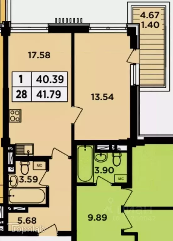 2-к кв. Крым, Ялта муниципальный округ, Гурзуф пгт ул. Геологов, 7Б ... - Фото 2