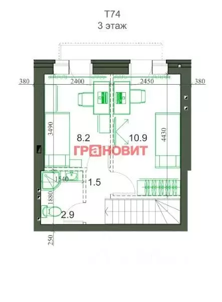 Таунхаус в Новосибирская область, Новосибирский район, Мичуринский ... - Фото 1