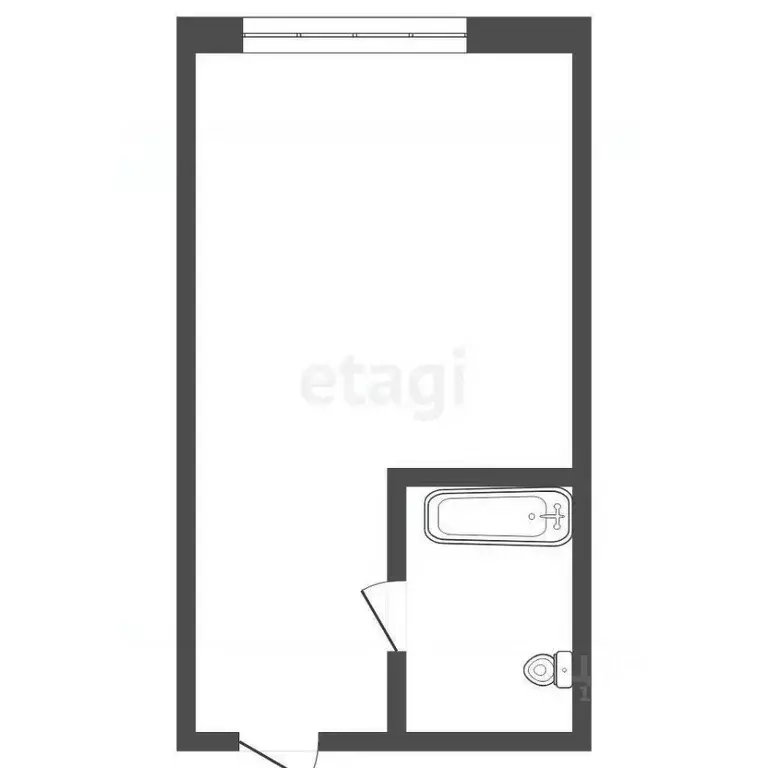 Студия Тюменская область, Тюмень ул. Республики, 239 (15.0 м) - Фото 1