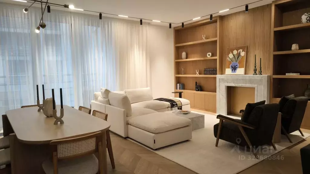 4-к кв. Москва 1-й Зачатьевский пер., 5 (210.0 м) - Фото 1