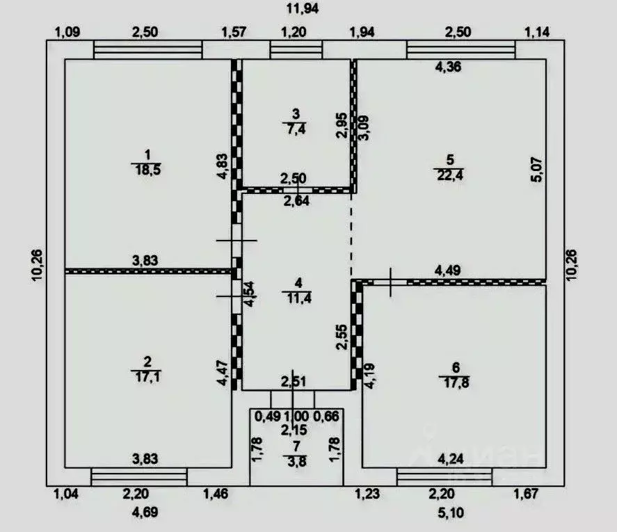 Дом в Московская область, Домодедово городской округ, с. Введенское ... - Фото 2