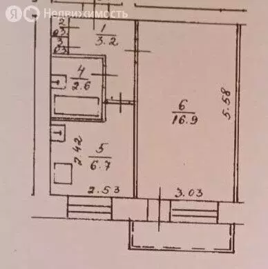 1-комнатная квартира: Уфа, улица Правды, 18/3 (30.8 м) - Фото 1