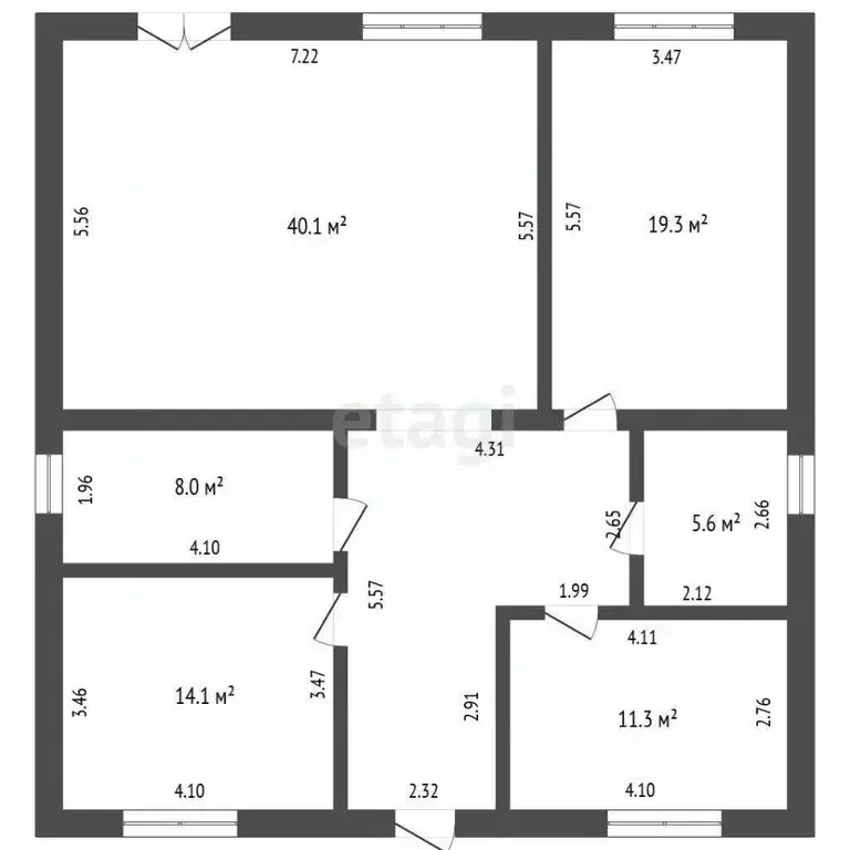 Дом в Мордовия, Саранск городской округ, Николаевка рп ул. Южная (125 ... - Фото 2