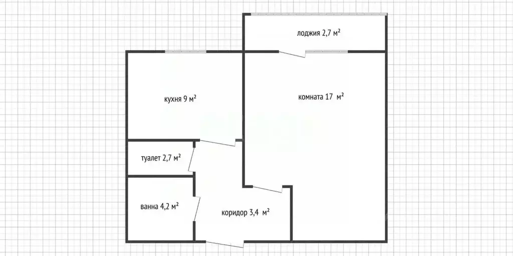 1-к кв. Адыгея, Майкоп Шоссейная ул., 22 (39.0 м) - Фото 2