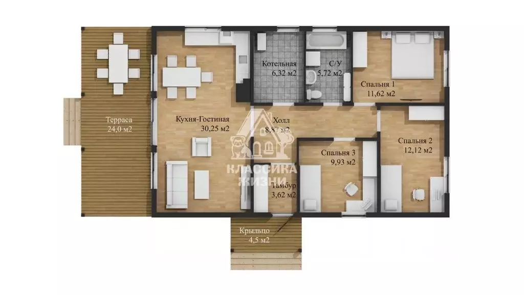 Дом в Нижегородская область, Нижний Новгород Дружба СНТ, 885 (117 м) - Фото 2