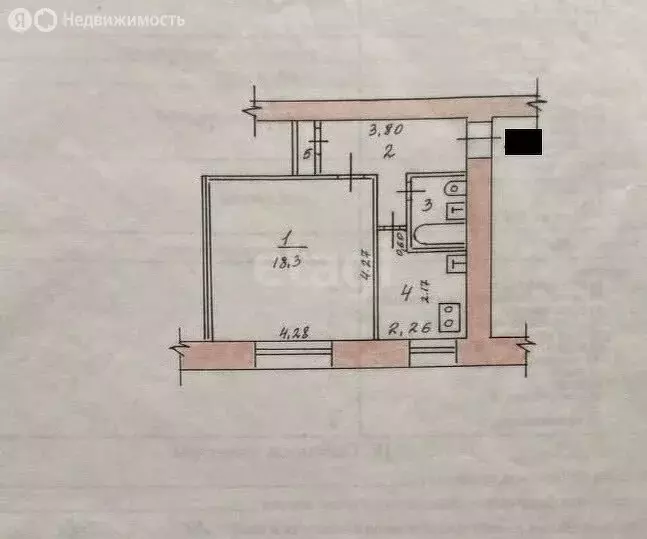 1-комнатная квартира: Казань, улица Гудованцева, 15 (32.4 м) - Фото 0