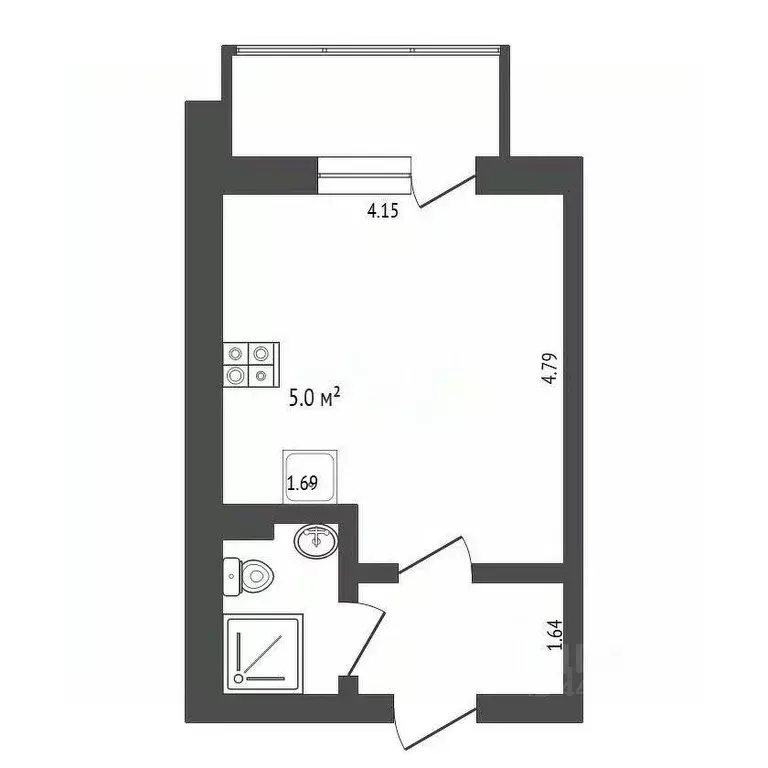 Студия Челябинская область, Челябинск ул. Генерала Мартынова, 8 (28.8 ... - Фото 2